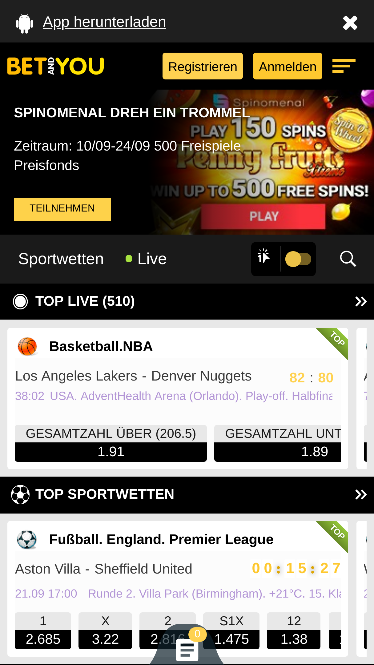 BetandYou review Screenshot BetandYou review Screenshot