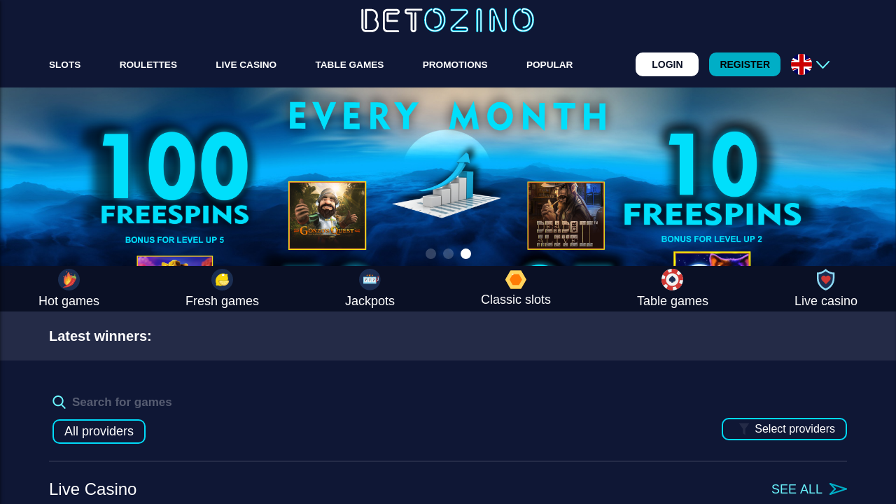 Betozino review Screenshot Betozino review Screenshot