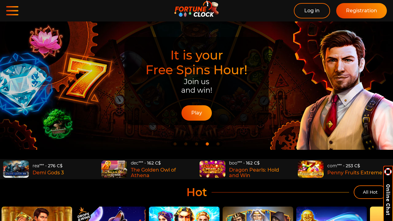 Fortune Clock Casino review Screenshot Fortune Clock Casino review Screenshot