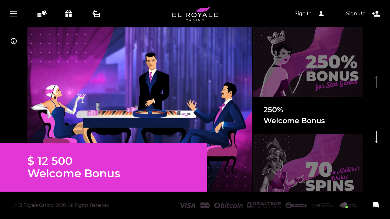 El Royale Casino review Screenshot El Royale Casino review Screenshot