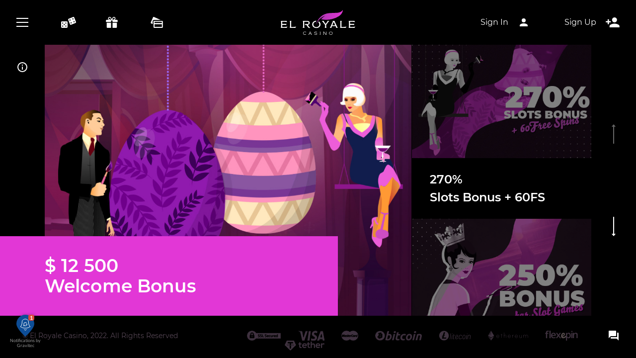 El Royale Casino review Screenshot El Royale Casino review Screenshot