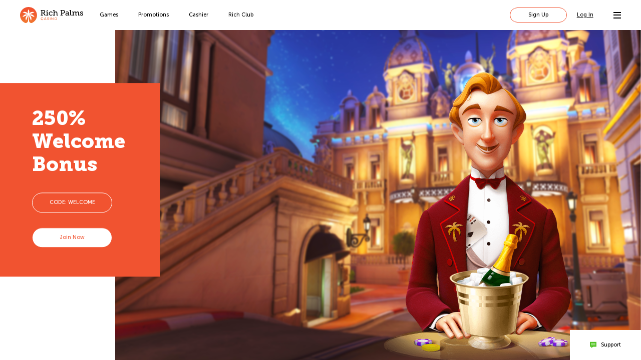 Rich Palms Casino review Screenshot Rich Palms Casino review Screenshot