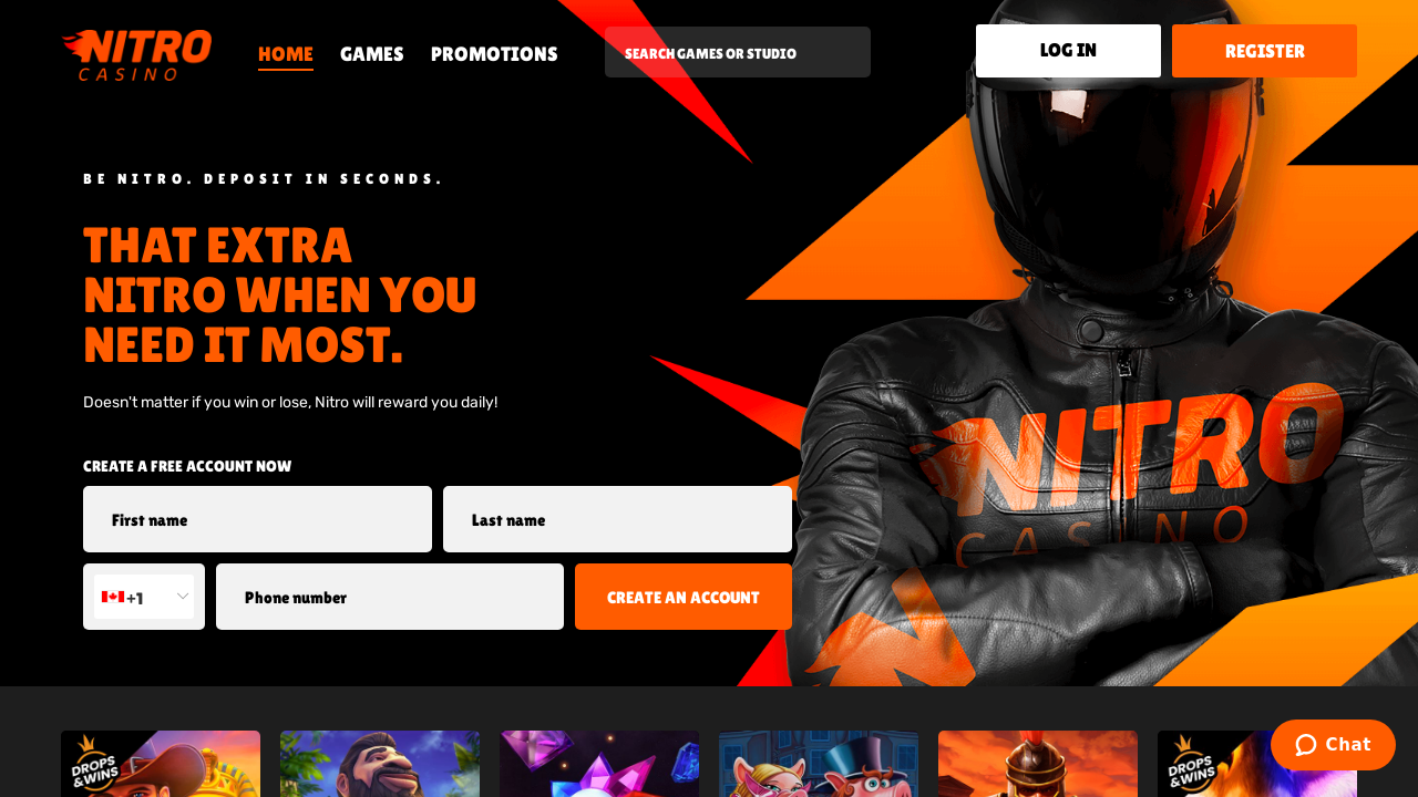 NitroCasino review Screenshot NitroCasino review Screenshot