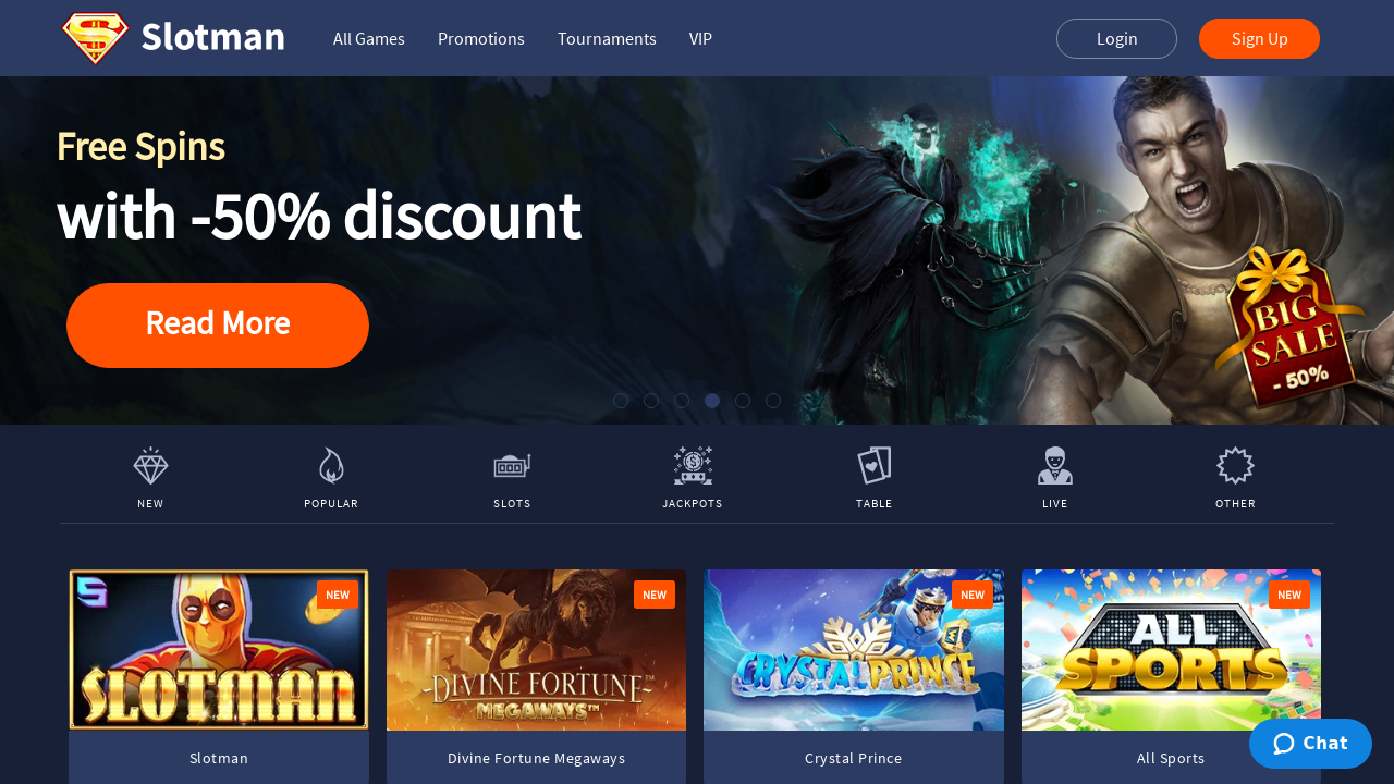 Slotman Casino review Screenshot Slotman Casino review Screenshot