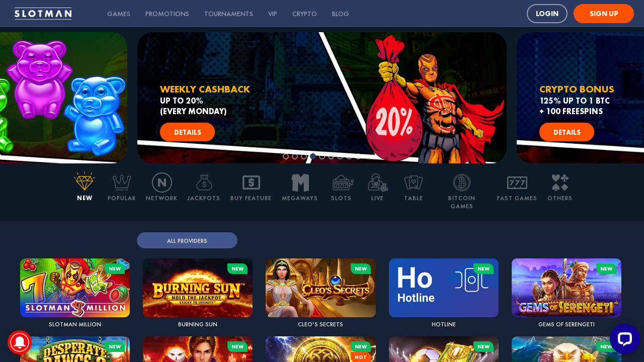 Slotman Casino review Screenshot Slotman Casino review Screenshot