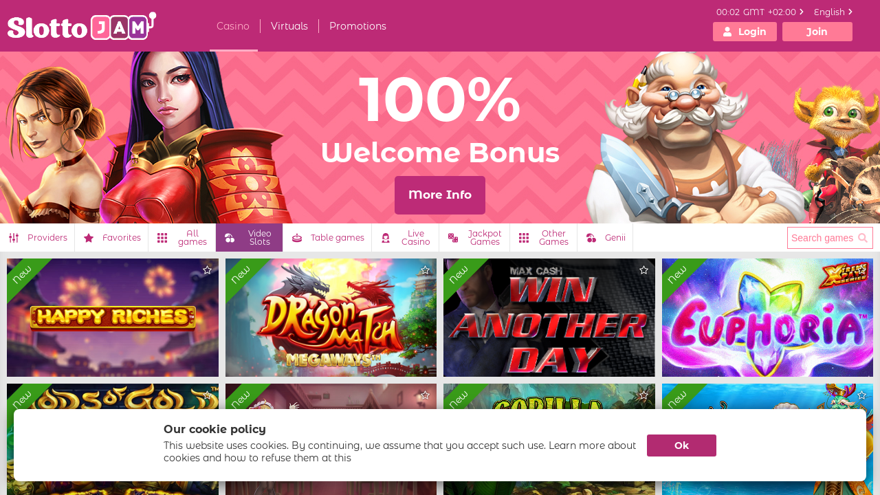 SlottoJam Casino review Screenshot SlottoJam Casino review Screenshot