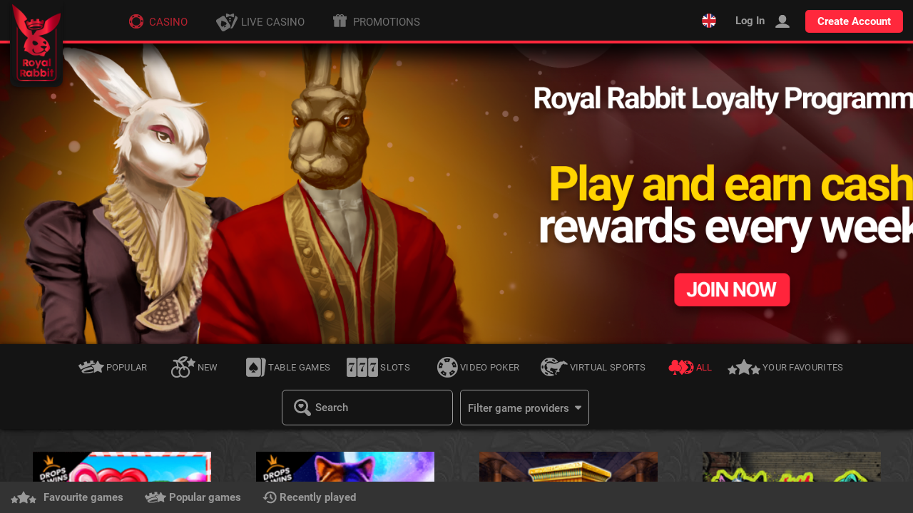 Royal Rabbit Casino review Screenshot Royal Rabbit Casino review Screenshot