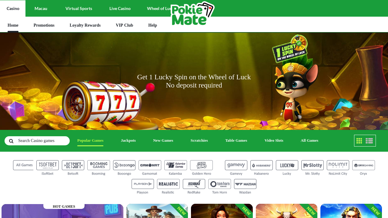 Pokie Mate Casino review Screenshot Pokie Mate Casino review Screenshot
