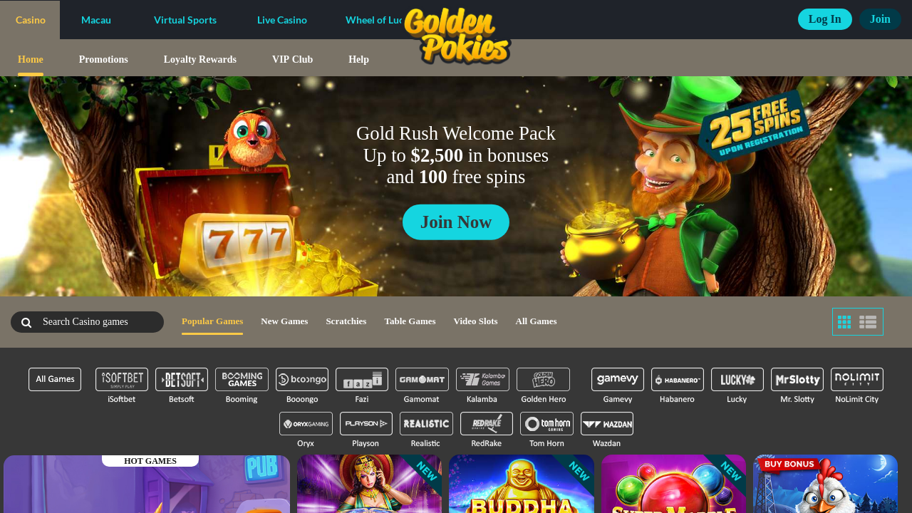 Golden Pokies Casino review Screenshot Golden Pokies Casino review Screenshot