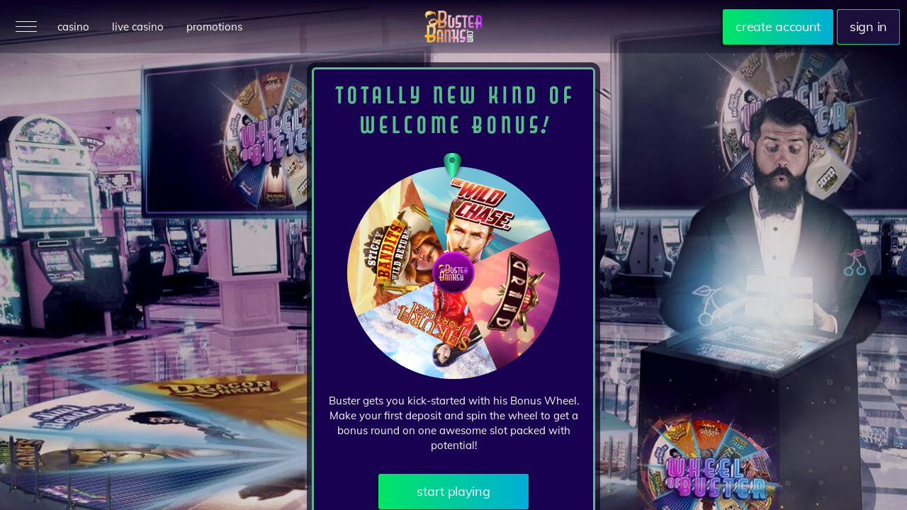 Buster Banks Casino review Screenshot Buster Banks Casino review Screenshot