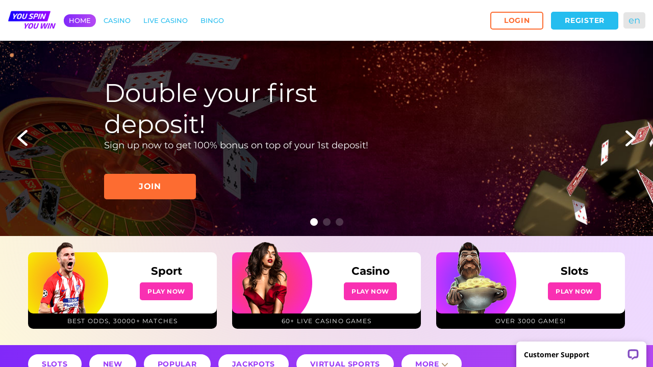 YouSpinYouWin Casino review Screenshot YouSpinYouWin Casino review Screenshot