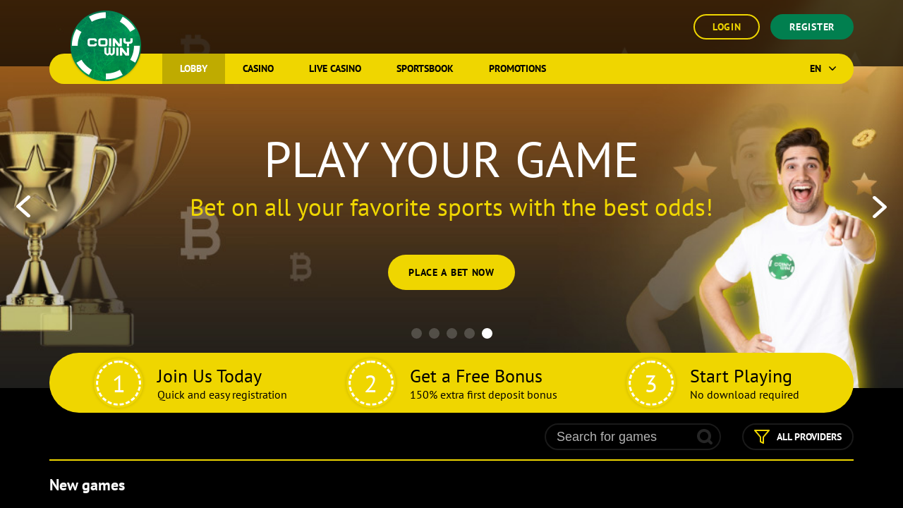 CoinyWin Casino review Screenshot CoinyWin Casino review Screenshot