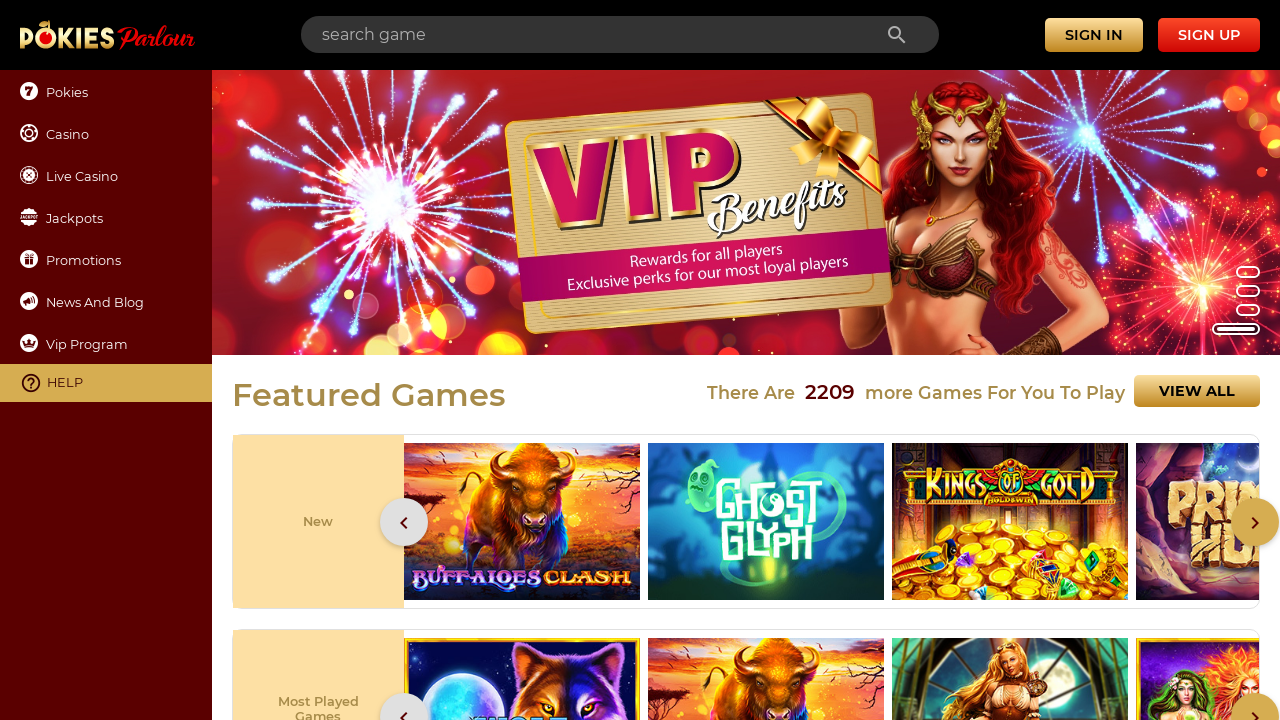 Pokies Parlour Casino review Screenshot Pokies Parlour Casino review Screenshot