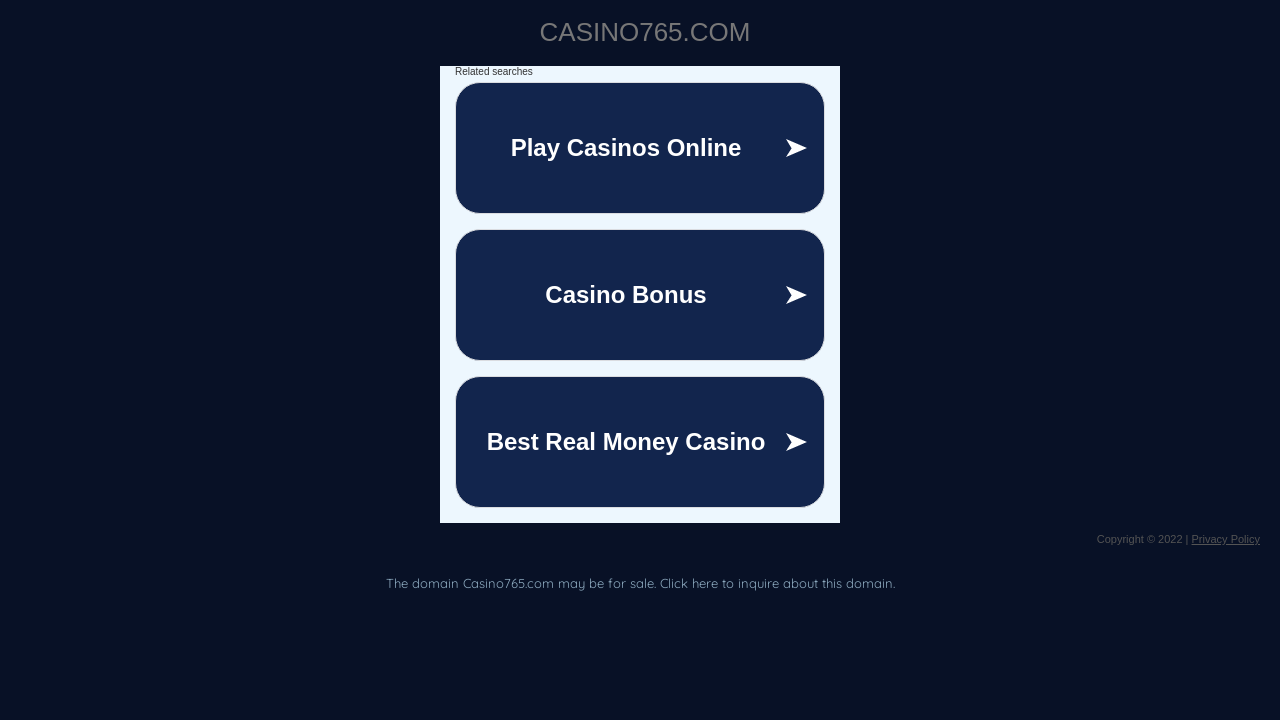 Casino765 review Screenshot Casino765 review Screenshot