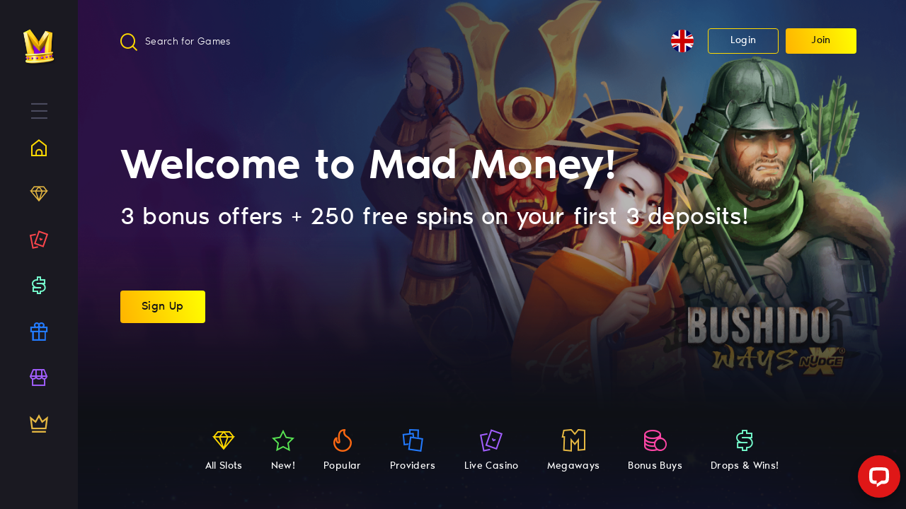 Mad Money Casino review Screenshot Mad Money Casino review Screenshot