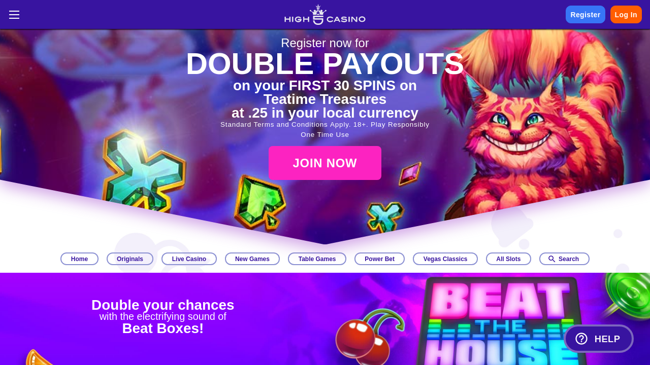High 5 Casino review Screenshot High 5 Casino review Screenshot