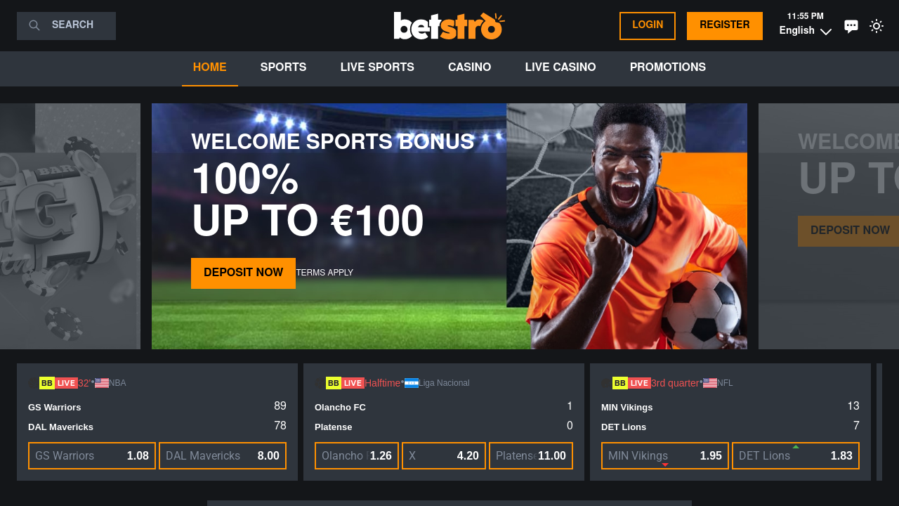 Betstro review Screenshot