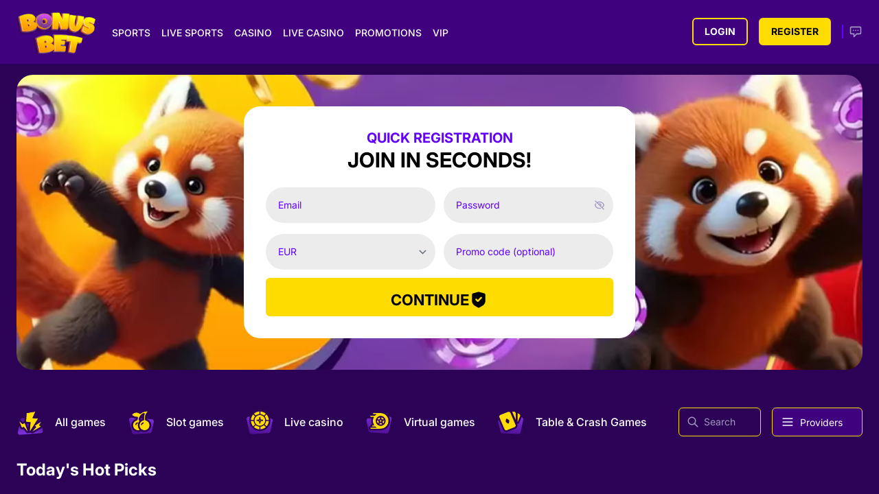 Bonusbet review Screenshot