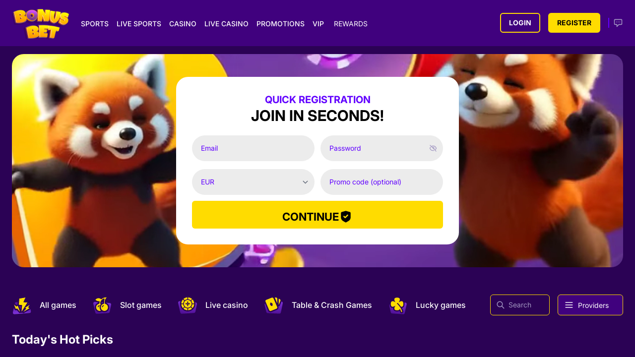 Bonusbet review Screenshot