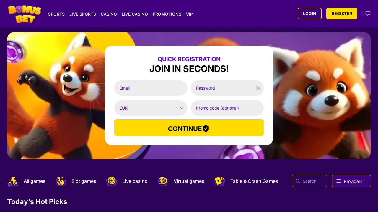 Bonusbet review Screenshot
