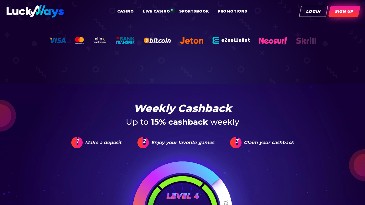 LuckyWays review Screenshot