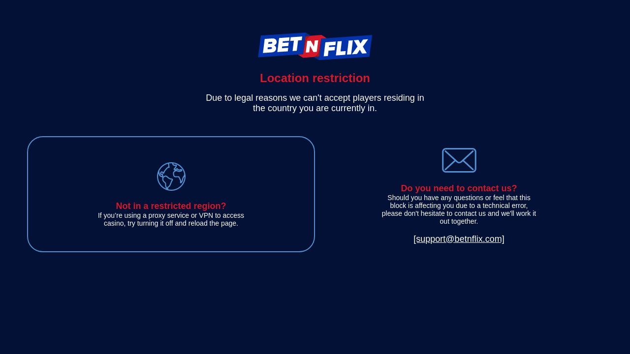 BetNFlix review Screenshot