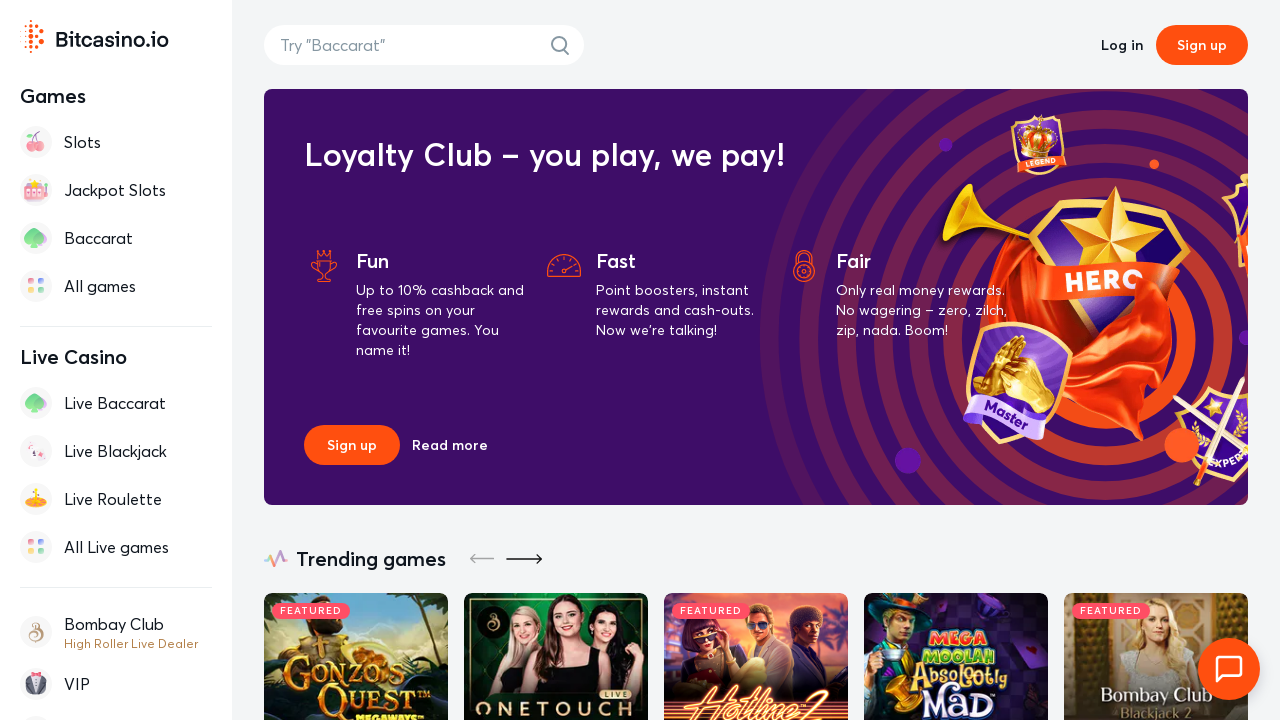 Bitcasino.io review Screenshot Bitcasino.io review Screenshot
