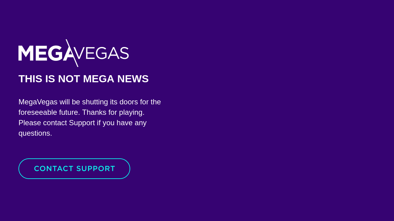 Mega Vegas review Screenshot Mega Vegas review Screenshot