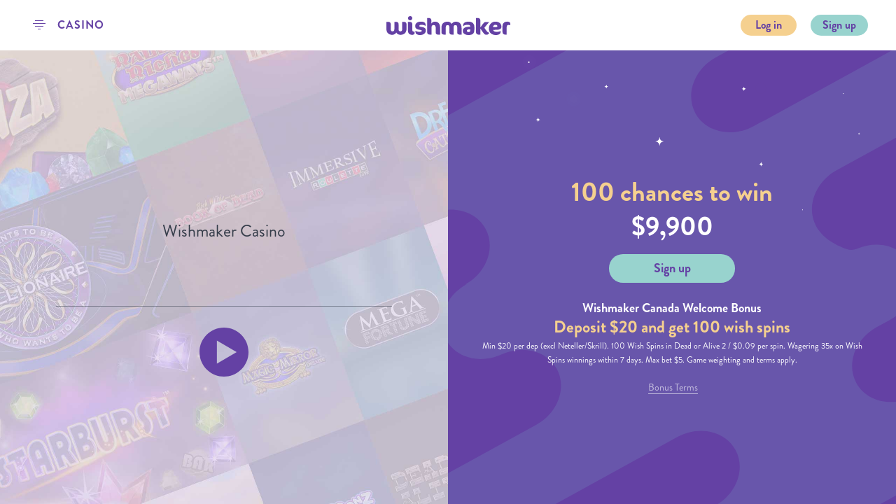 Wishmaker Casino review Screenshot Wishmaker Casino review Screenshot