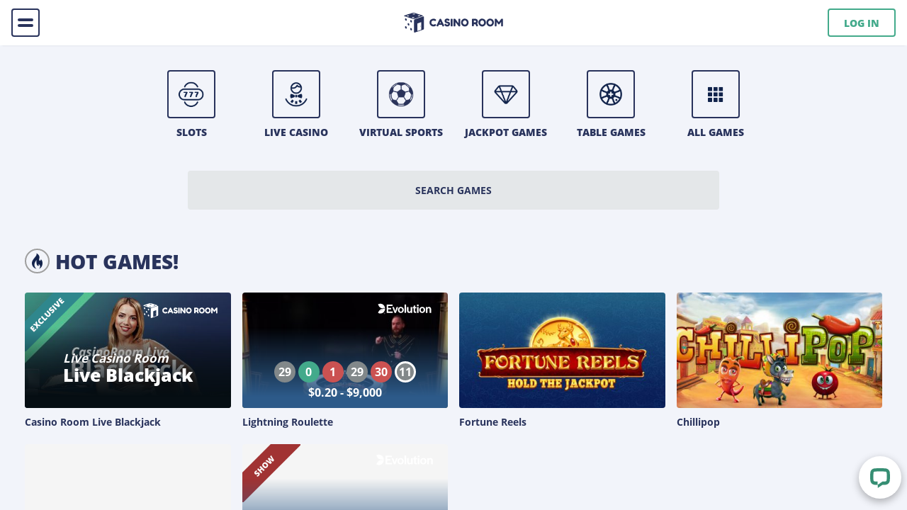 Casino Room review Screenshot Casino Room review Screenshot