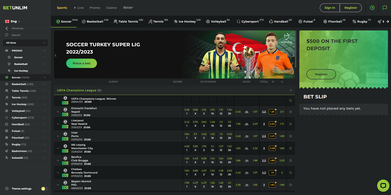 Betunlim review Screenshot