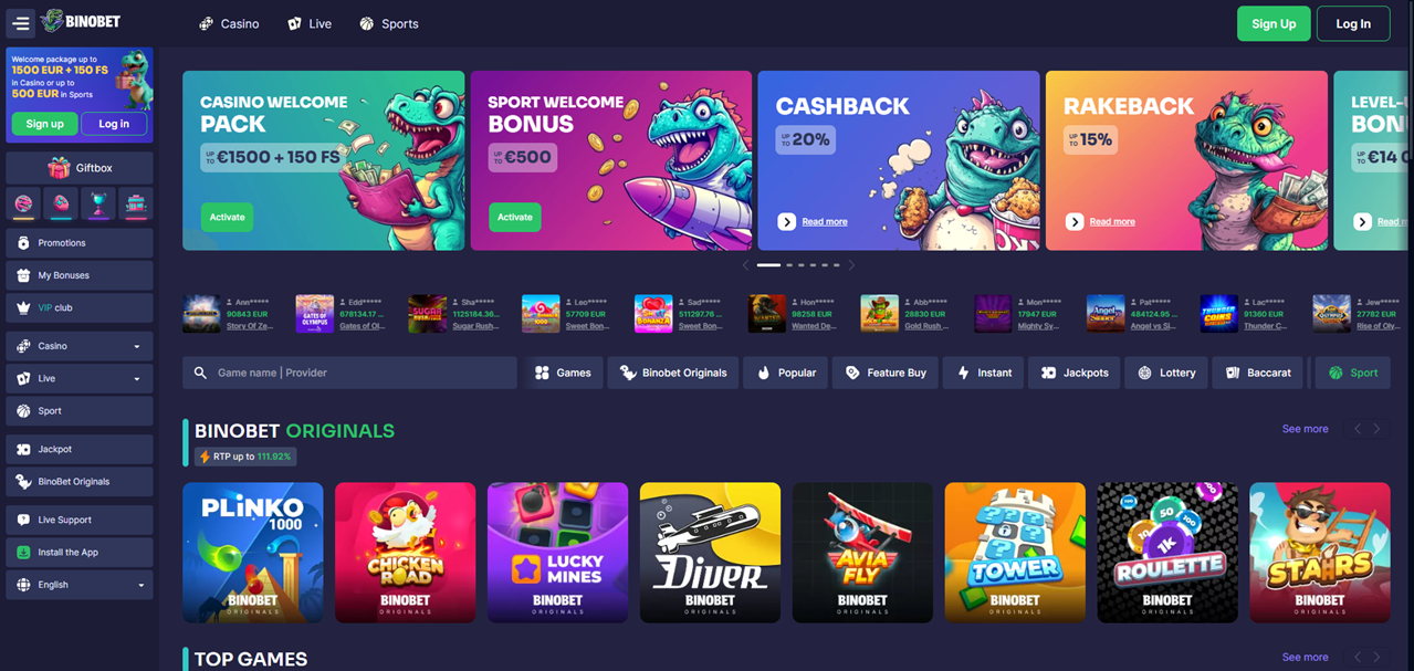 Bino.bet review Screenshot Bino.bet review Screenshot