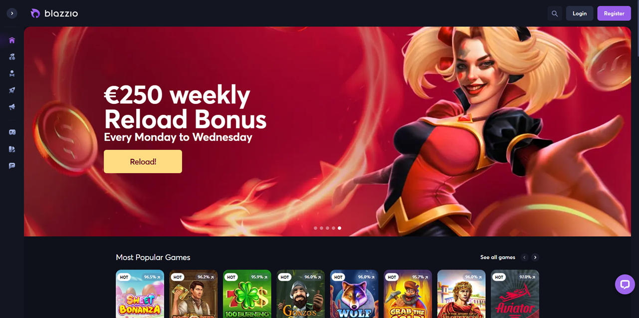 Blazzio review Screenshot