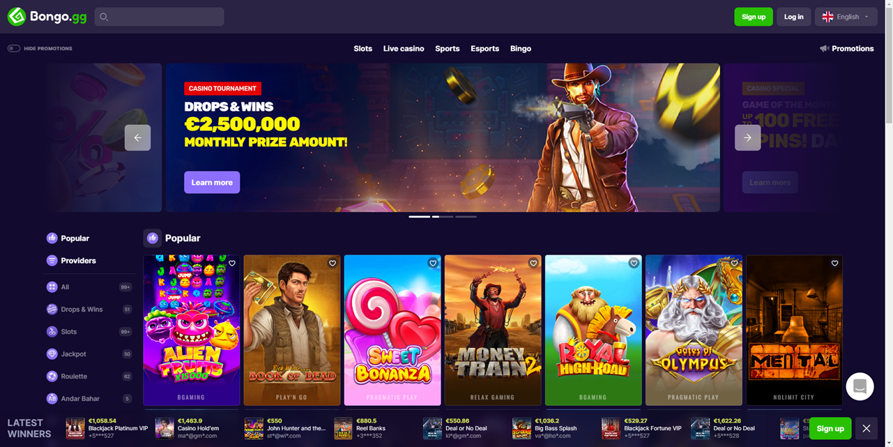 Bongo.gg review Screenshot