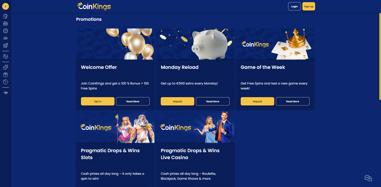 CoinKings review Screenshot