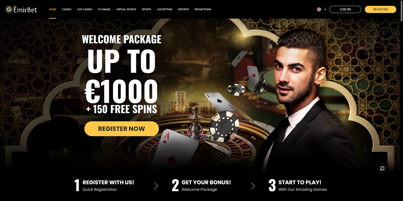 EmirBet review Screenshot