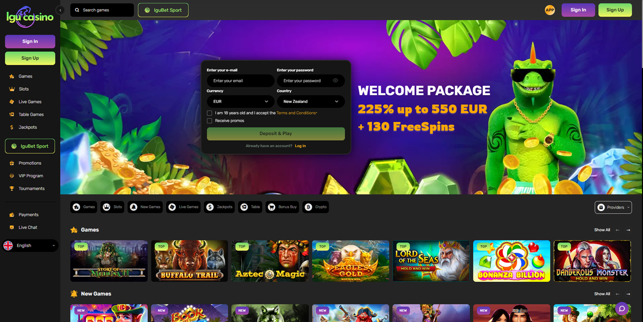 Igu Casino review Screenshot