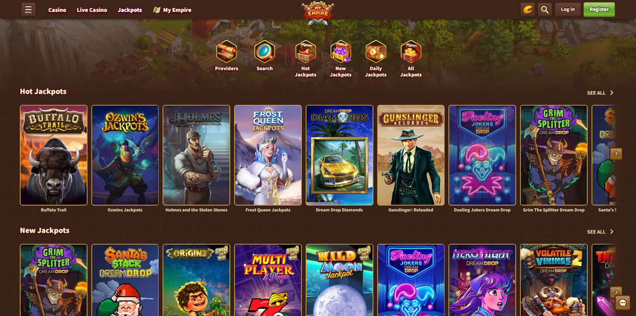 Reseña de MyEmpire Casino Screenshot Reseña de MyEmpire Casino Screenshot