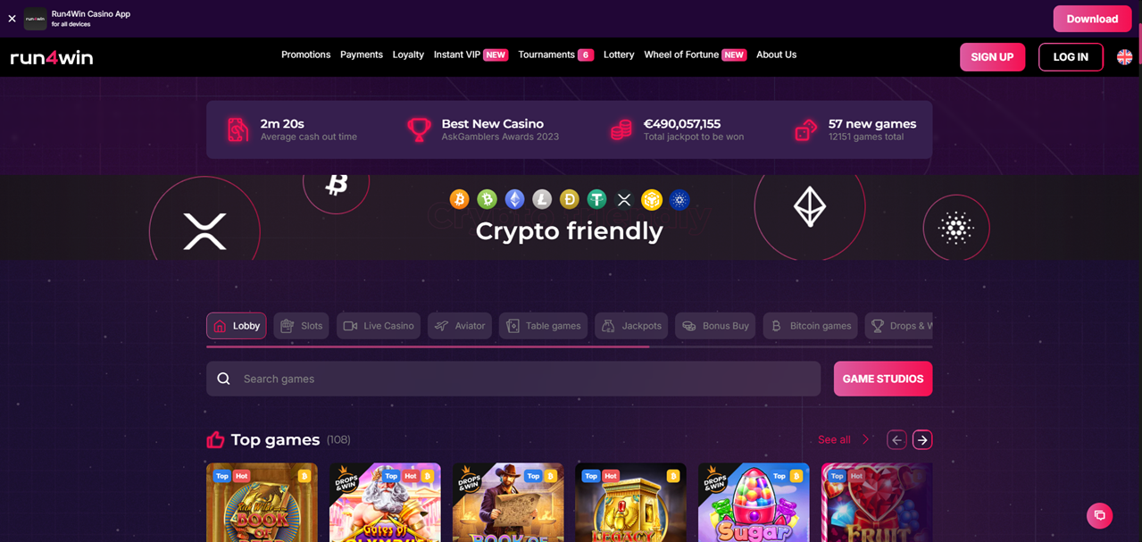 Run4Win review Screenshot