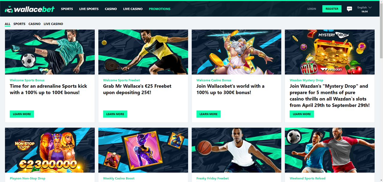 Wallacebet review Screenshot