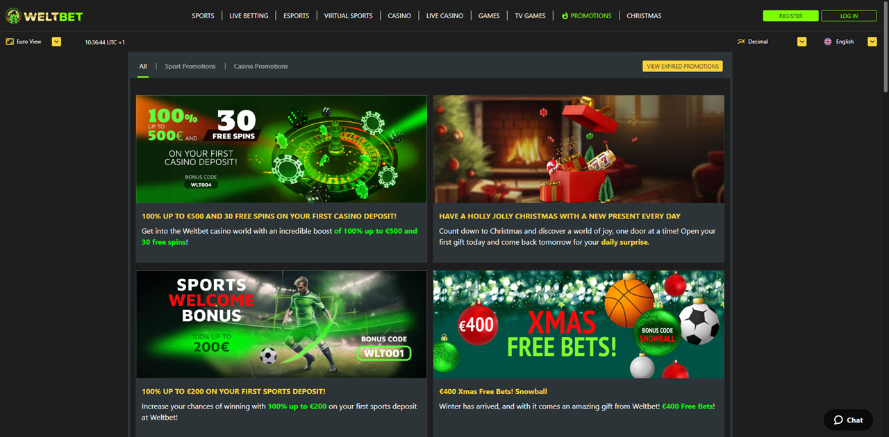 Weltbet review Screenshot Weltbet review Screenshot