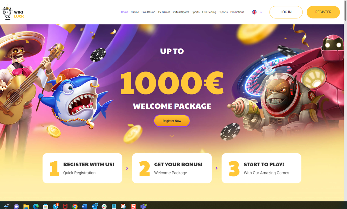 WikiLuck review Screenshot