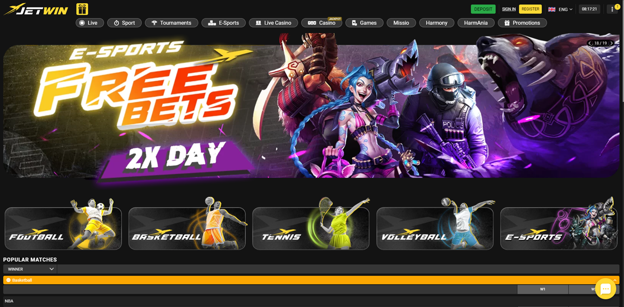 JetWin review Screenshot