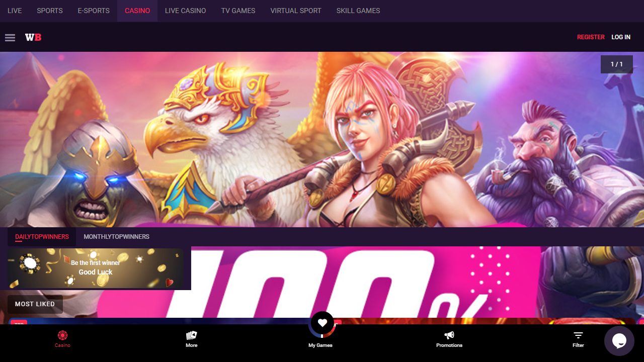 Wagonbet review Screenshot