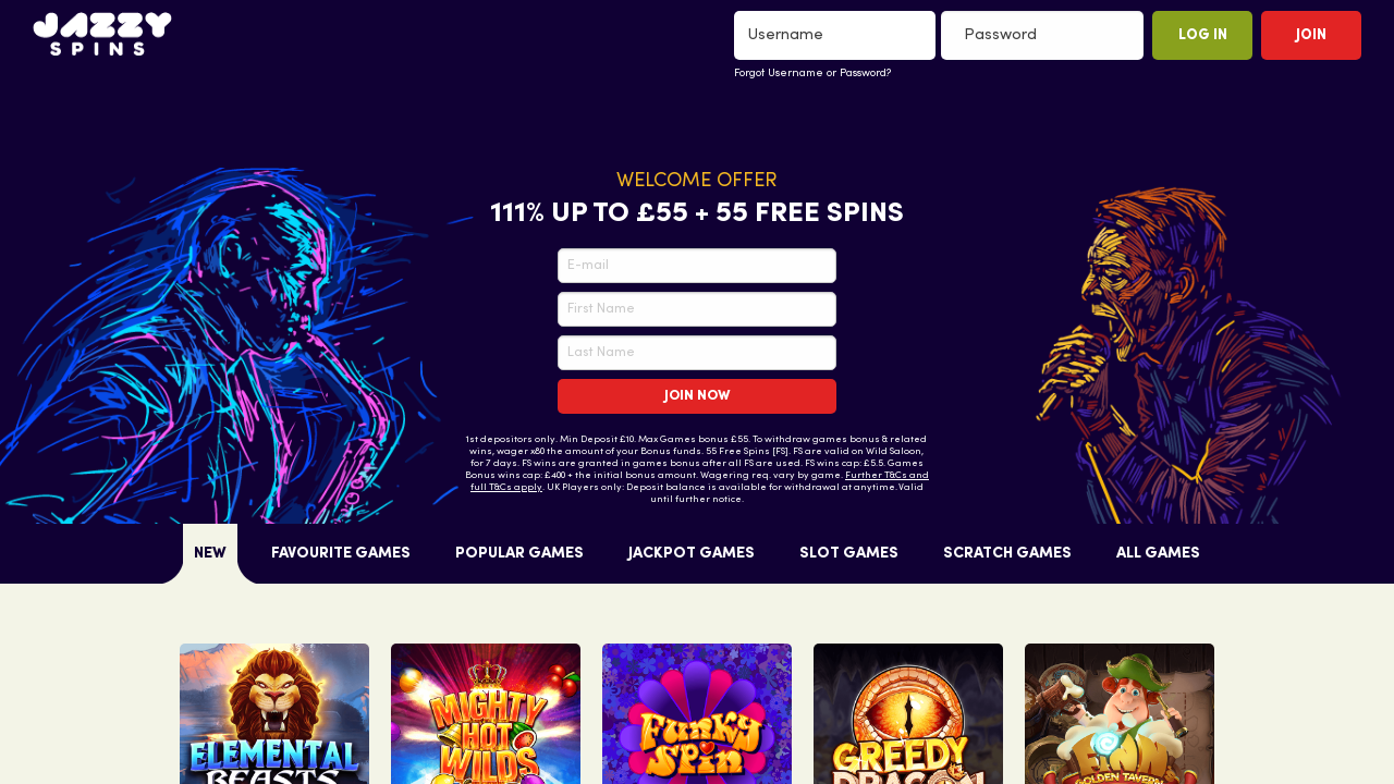 Jazzy Spins Casino review Screenshot Jazzy Spins Casino review Screenshot