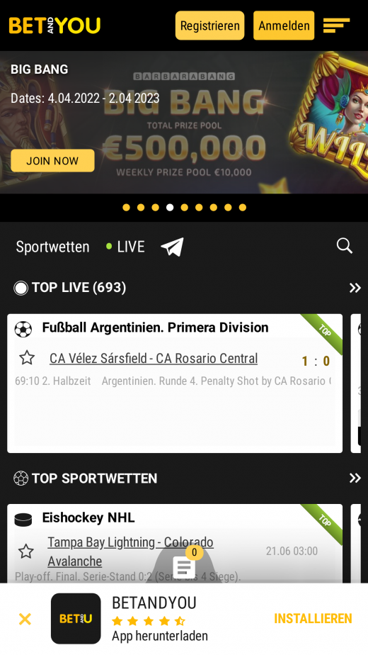 BetandYou review Screenshot BetandYou review Screenshot