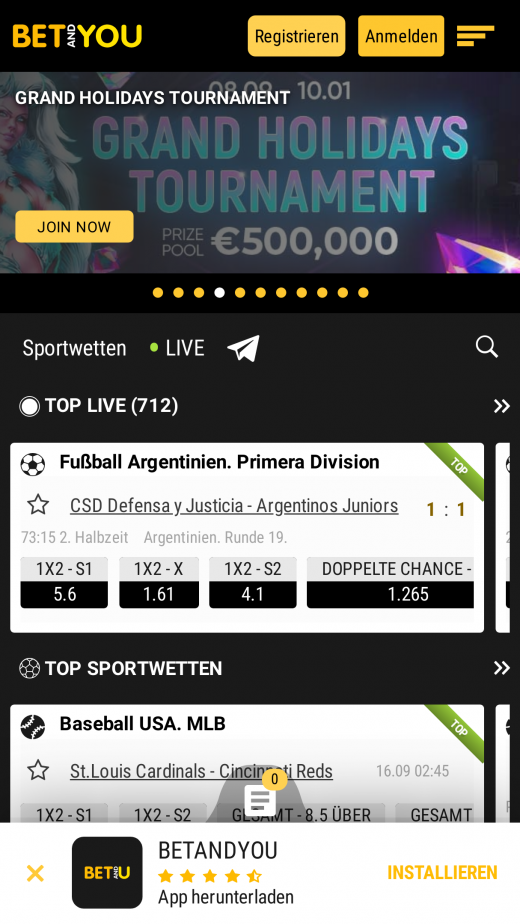 BetandYou review Screenshot BetandYou review Screenshot